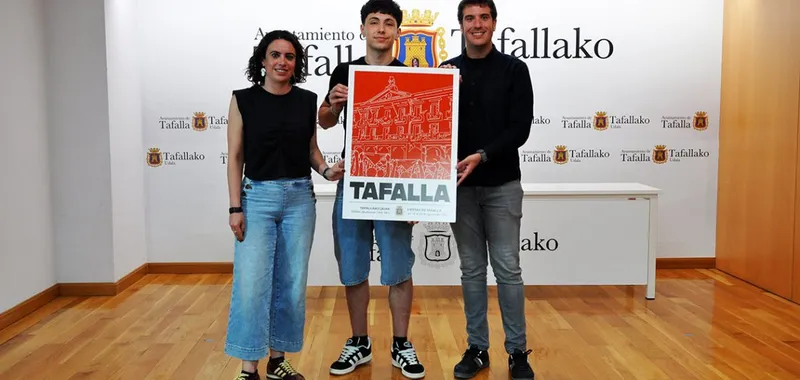 El cartel "Txupinazo" de Juan Aznar será la imagen de las Fiestas de Tafalla 2026