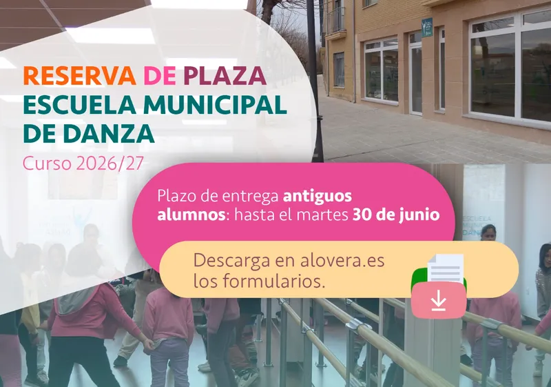 Alovera abre el plazo de inscripción para su Escuela Municipal de Danza