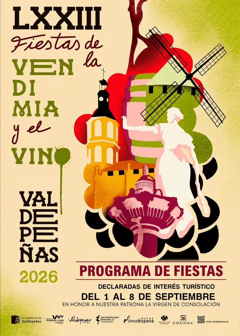 Valdepeñas desvela un extenso programa para sus LXXIII Fiestas de la Vendimia y el Vino