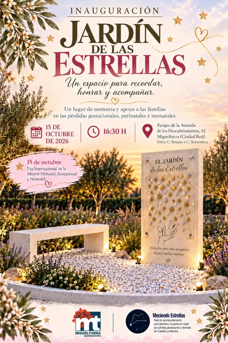 Miguelturra inaugura el 'Jardín de las Estrellas' para familias con pérdidas perinatales