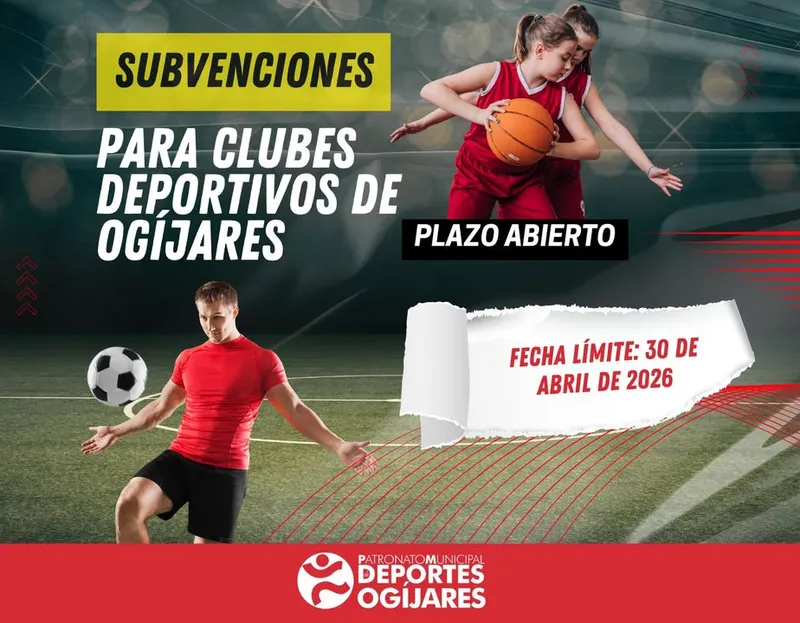 Ogíjares abre el plazo para subvenciones a clubes deportivos locales