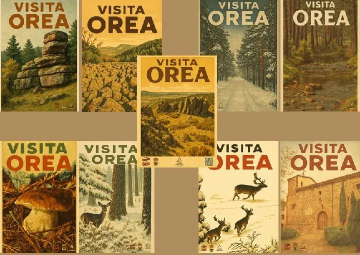 Orea lanza cartelería promocional para impulsar su turismo natural y rural