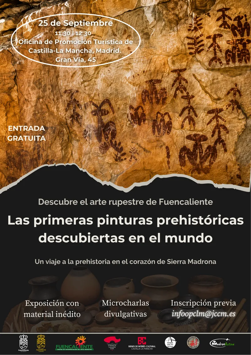 Fuencaliente presenta su arte rupestre en Madrid