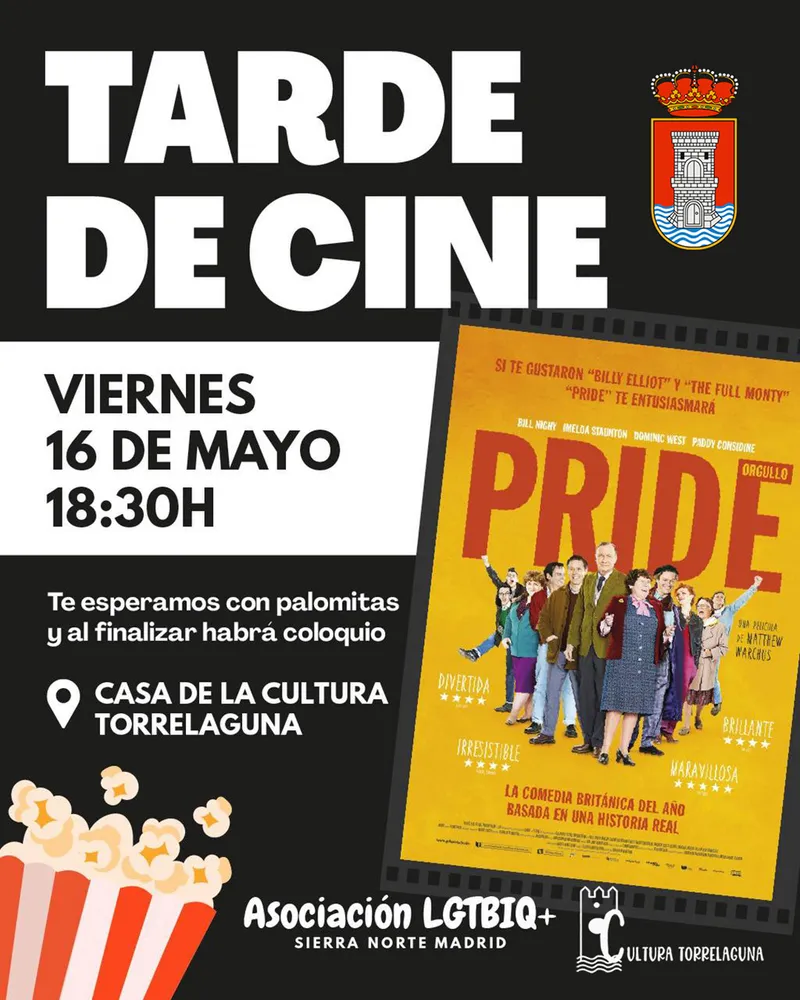 Torrelaguna proyecta la película 'Pride' para celebrar la diversidad
