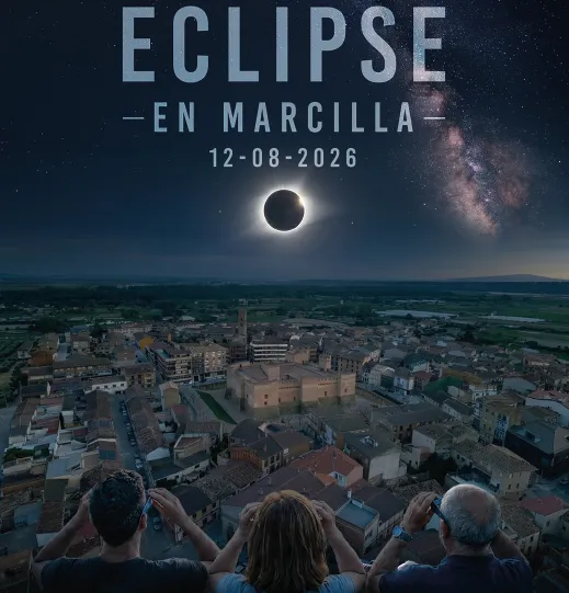 Marcilla será punto oficial para la observación del eclipse solar total de 2026