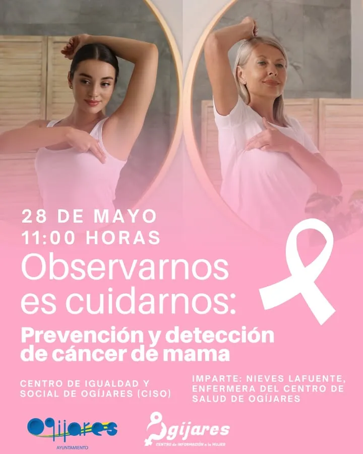 Ogíjares celebra una charla sobre prevención y detección del cáncer de mama