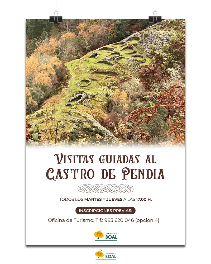 Boal ofrece visitas guiadas al Castro de Pendia y al Patrimonio Indiano