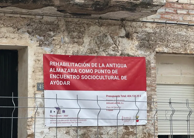 Ayódar transforma la antigua almazara en un centro sociocultural