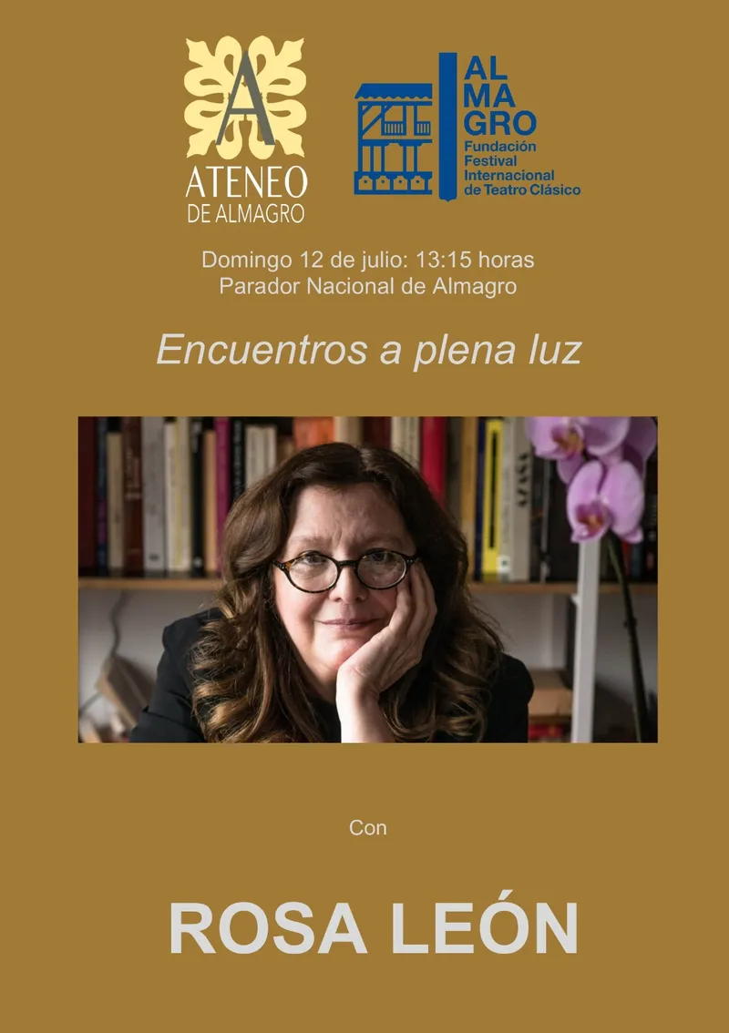 Rosa León protagoniza un encuentro literario en Almagro el 12 de julio