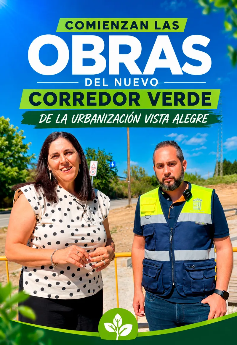 Atarfe inicia la construcción del Corredor Verde en la Urbanización Vista Alegre