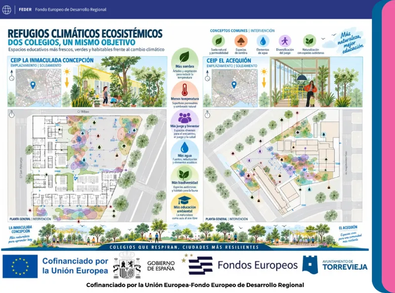Torrevieja licita la renaturalización de patios escolares con codiseño ciudadano