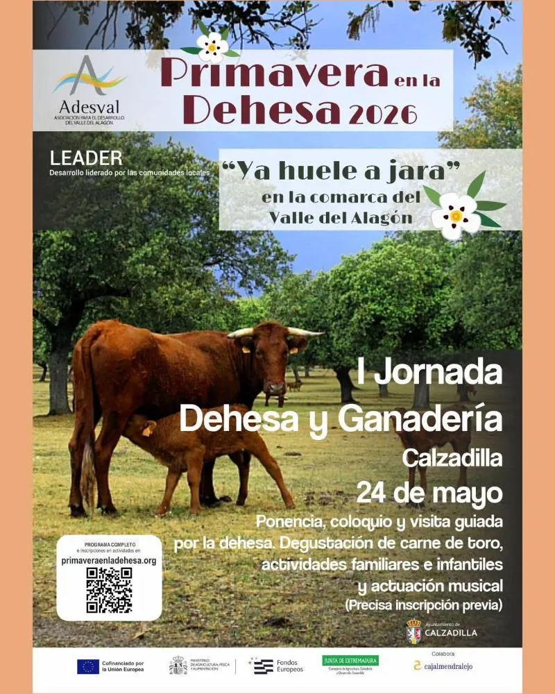Calzadilla celebra la I Jornada Dehesa y Ganadería el 24 de mayo