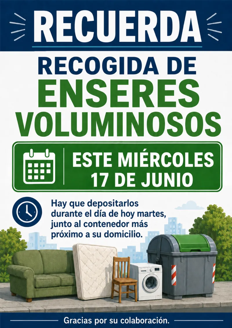 Casalarreina: Recogida de enseres voluminosos el 17 de junio