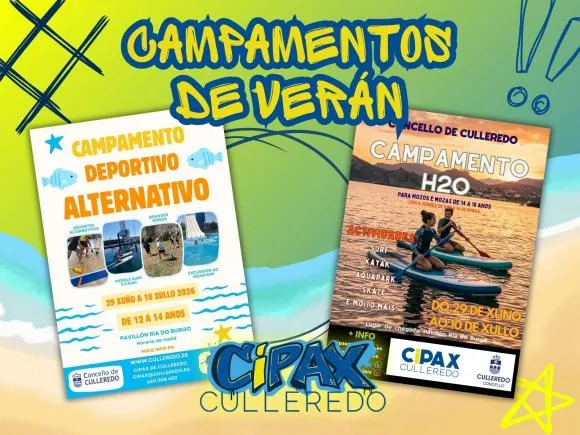 Culleredo lanza campamentos de verano para jóvenes con actividades deportivas y acuáticas