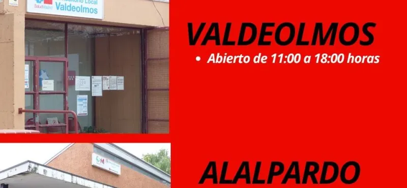 Cerrado el Consultorio Médico de Alalpardo el 24 de agosto por fiestas patronales