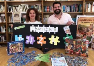 Taller de Rompecabezas en la Biblioteca de Lobres para fomentar la participación