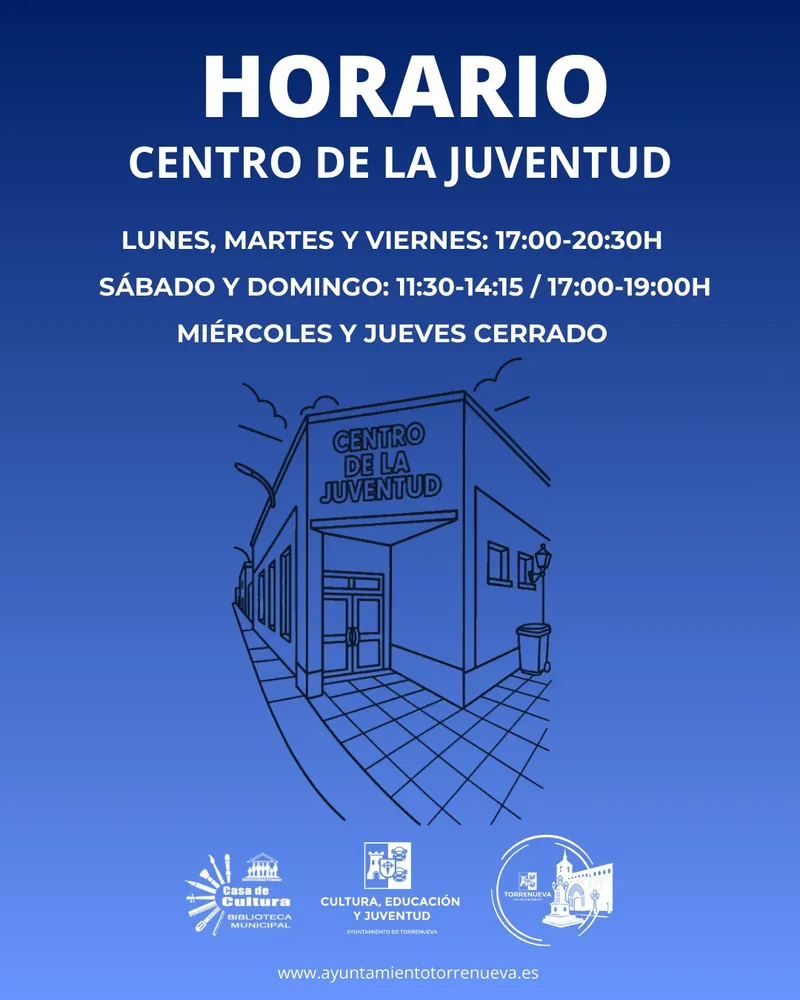 Torrenueva actualiza el horario del Centro de la Juventud para potenciar su uso