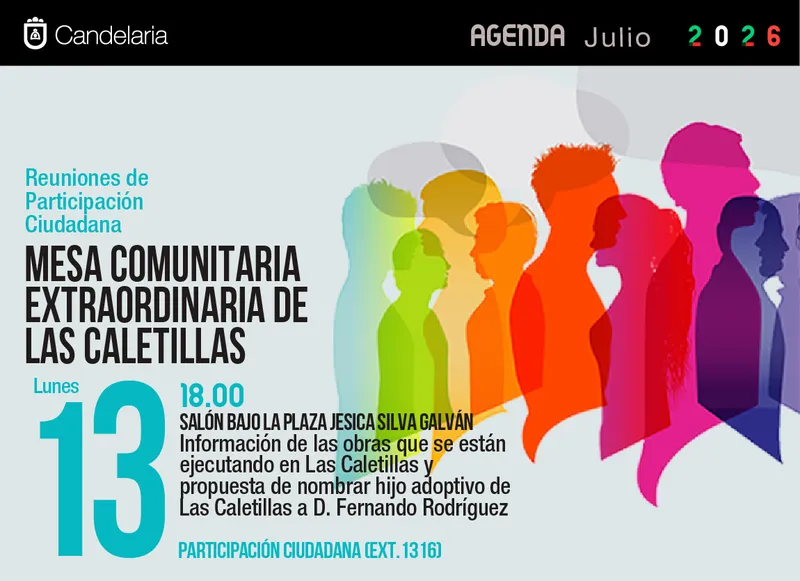 Candelaria celebra mesa extraordinaria sobre obras en Las Caletillas y honores a Fernando Rodríguez