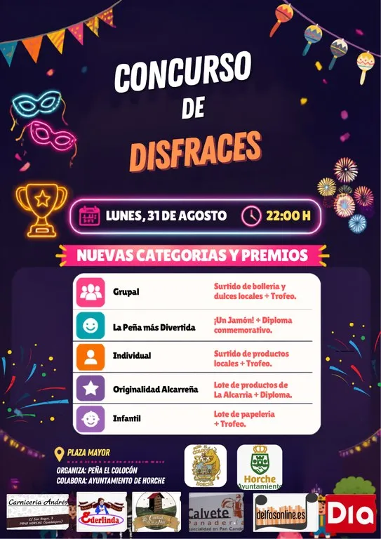 Horche celebra su concurso de disfraces con nuevas categorías y premios
