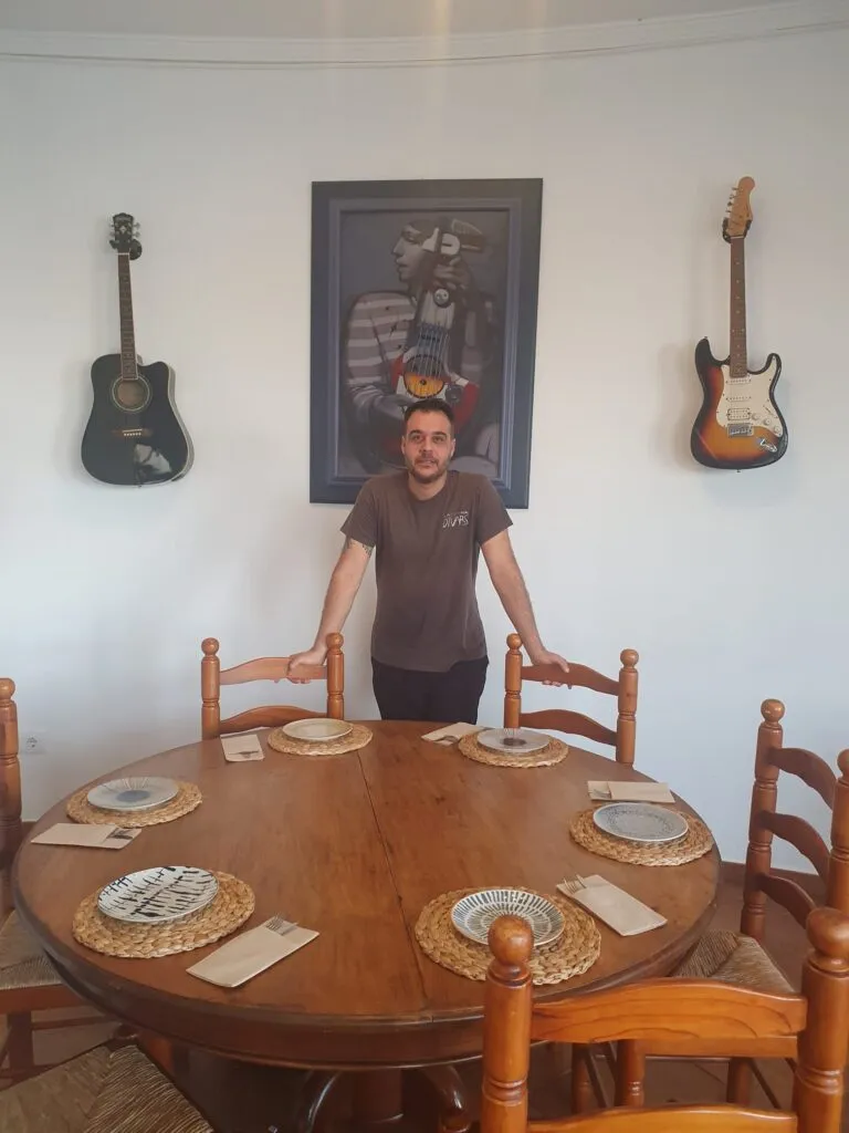 Ximo Ivars: la cocina tradicional de Benissa inspira al chef guitarrista
