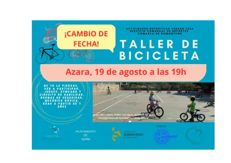 Azara organiza un taller de bicicletas para fomentar la movilidad sostenible
