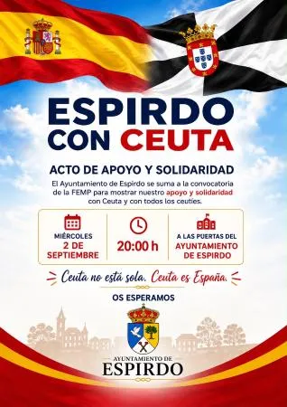 Espirdo convoca un acto de apoyo a Ceuta el 2 de septiembre