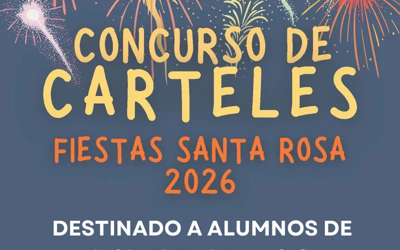 Abierto el plazo para el concurso de carteles de las Fiestas de Santa Rosa 2026