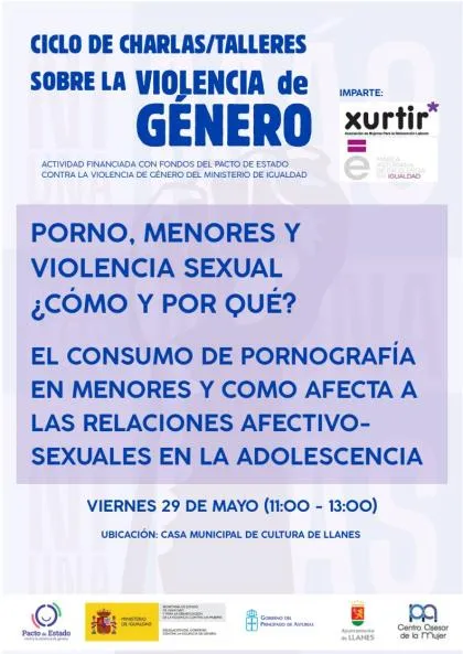 Llanes acoge un ciclo de charlas sobre violencia de género