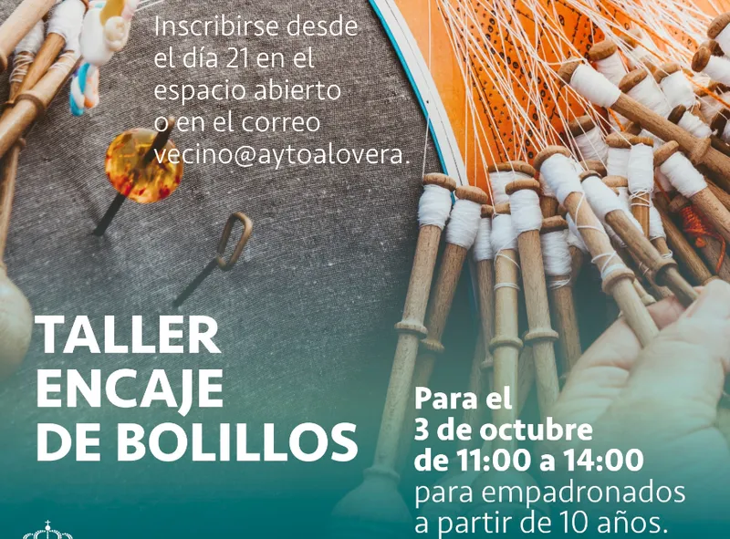 Alovera informa sobre el tratamiento de la procesionaria y talleres de encaje de bolillos