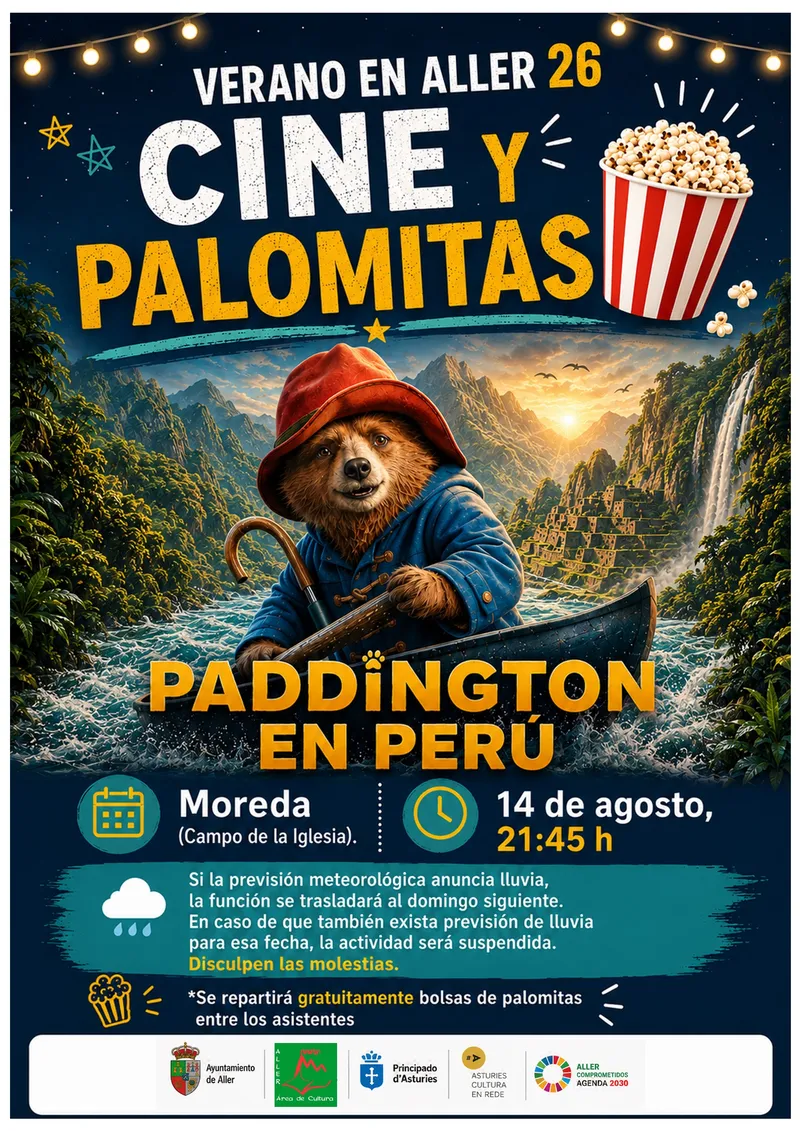 Aller proyecta la película 'Paddington en Perú' este fin de semana