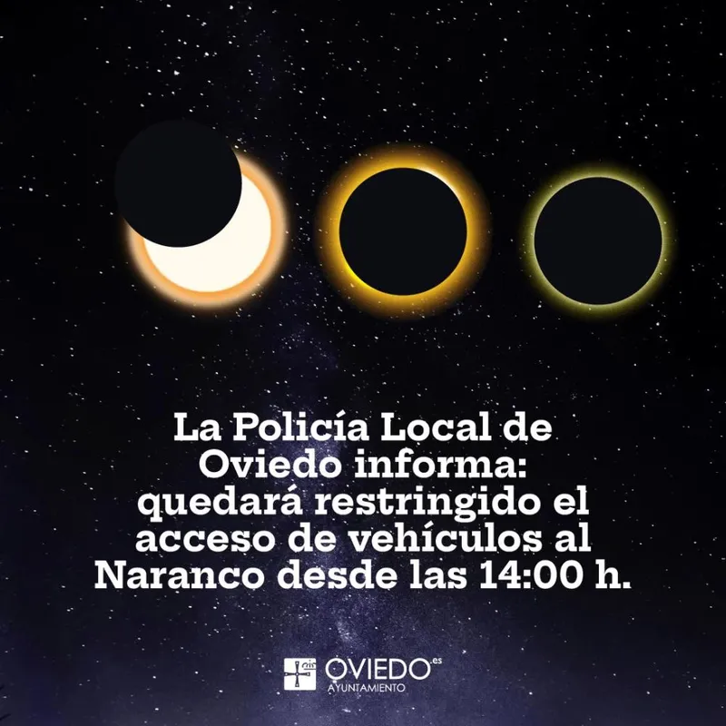 Oviedo restringe el acceso al Naranco por el eclipse solar