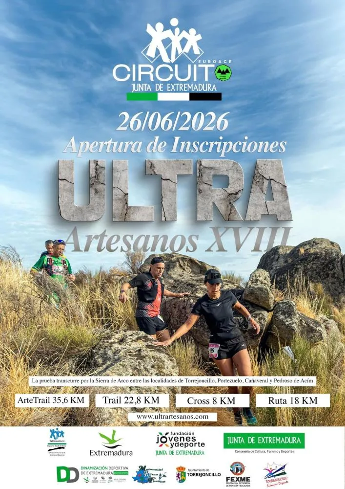 Abiertas las inscripciones para la XVIII edición de Ultra Artesanos en Torrejoncillo