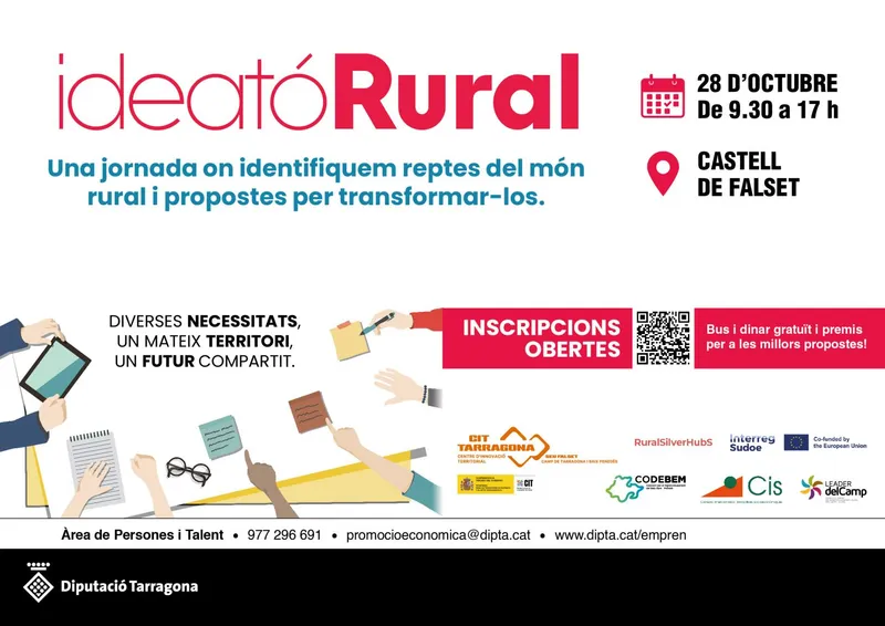 La Diputación de Tarragona impulsa la Ideató Rural para abordar los retos del campo