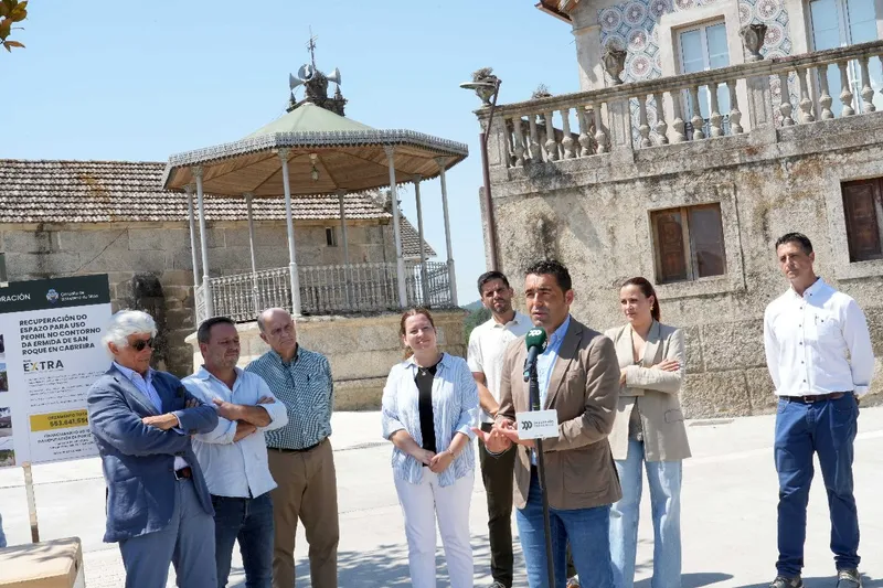 La Deputación de Pontevedra invierte 550.000 euros en la mejora del núcleo de Cabreira en Salvaterra de Miño