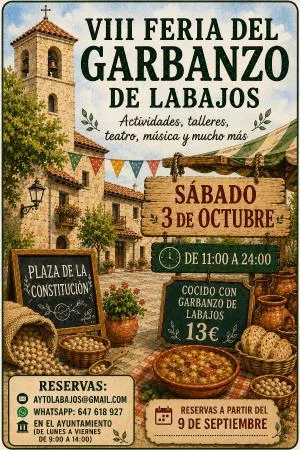 Labajos celebra la VII Feria del Garbanzo con actividades para toda la familia
