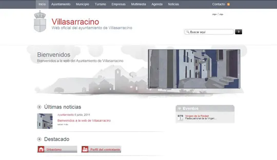 Villasarracino estrena portal web para informar a sus ciudadanos