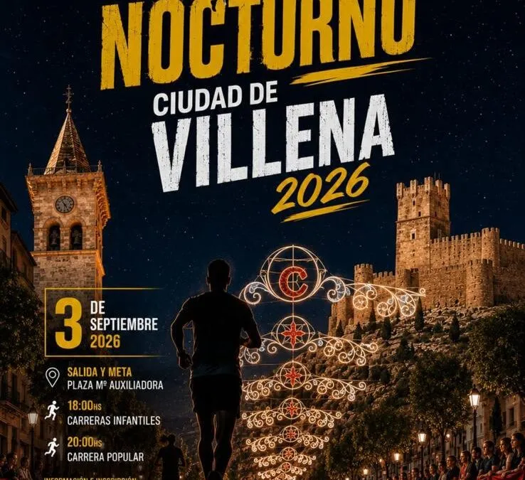 Villena se prepara para acoger la 44ª edición del Cross Nocturno con más de 700 atletas