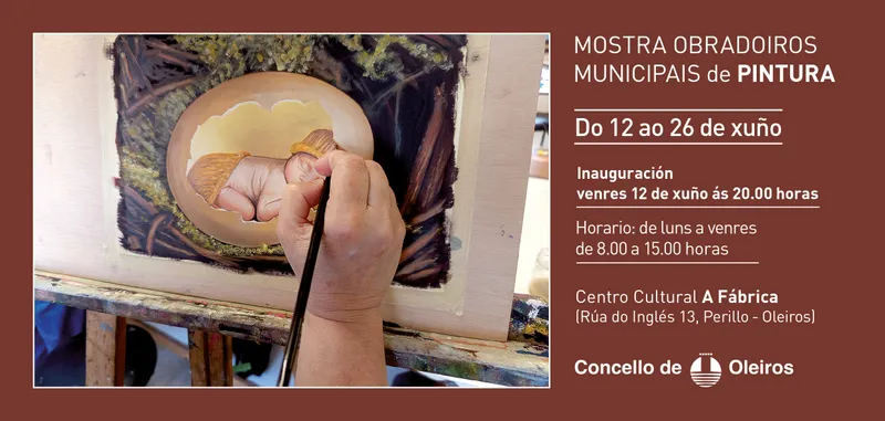 Oleiros celebra la Muestra de Obradoiros Municipales de Pintura en junio
