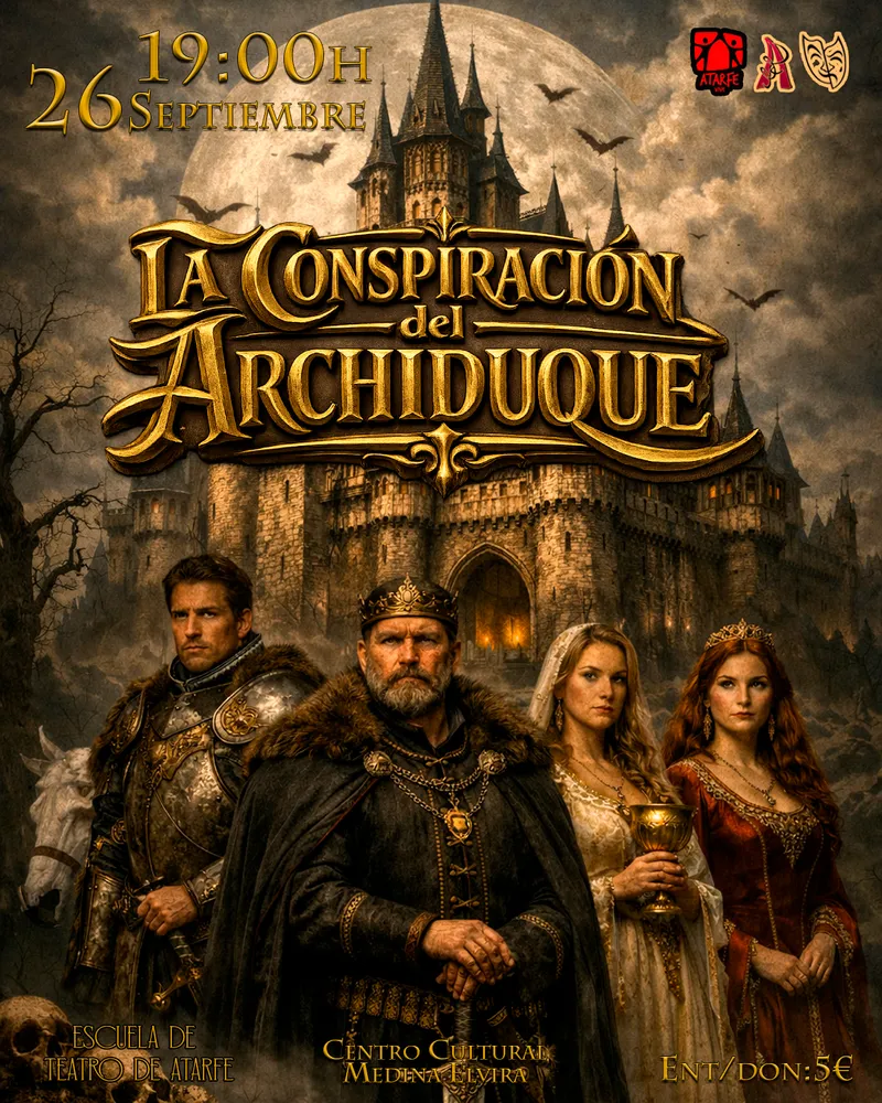 Atarfe cierra su Muestra de Teatro con "Si la conspiración del archiduque"