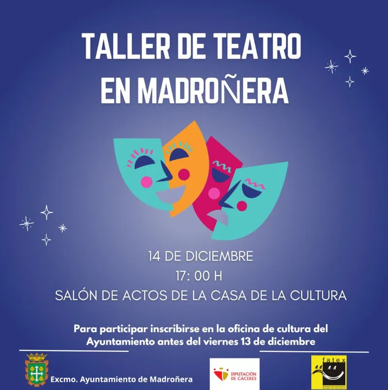 Madroñera acoge un taller de teatro gratuito para impulsar la cultura local