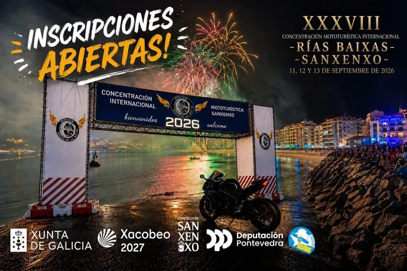 Sanxenxo se prepara para la XXXVIII Concentración Internacional Mototurística Rías Baixas