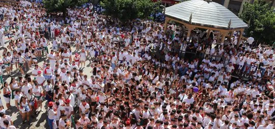 Tafalla sortea entradas dobles para ver el chupinazo desde el balcón del Ayuntamiento