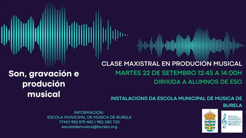 Burela acoge una clase magistral sobre sonido, grabación y producción musical