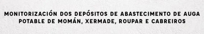 Xermade recibe subvenciones para mejorar el suministro de agua potable y la red de saneamiento