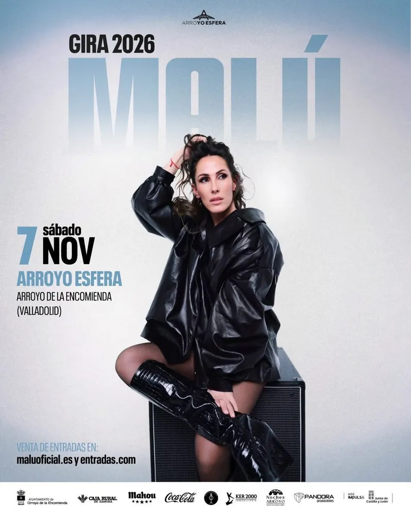 Malú actuará en Arroyo de la Encomienda el 7 de noviembre