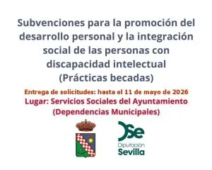Casariche lanza subvenciones para la promoción del desarrollo personal
