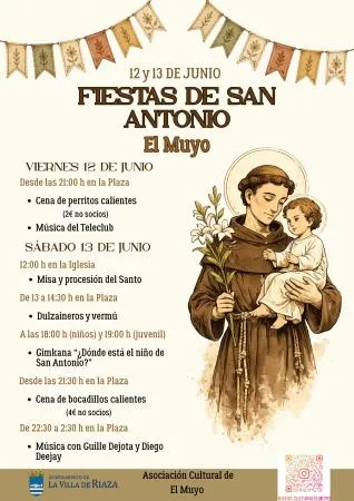 El Muyo celebra las fiestas de San Antonio los días 12 y 13 de junio