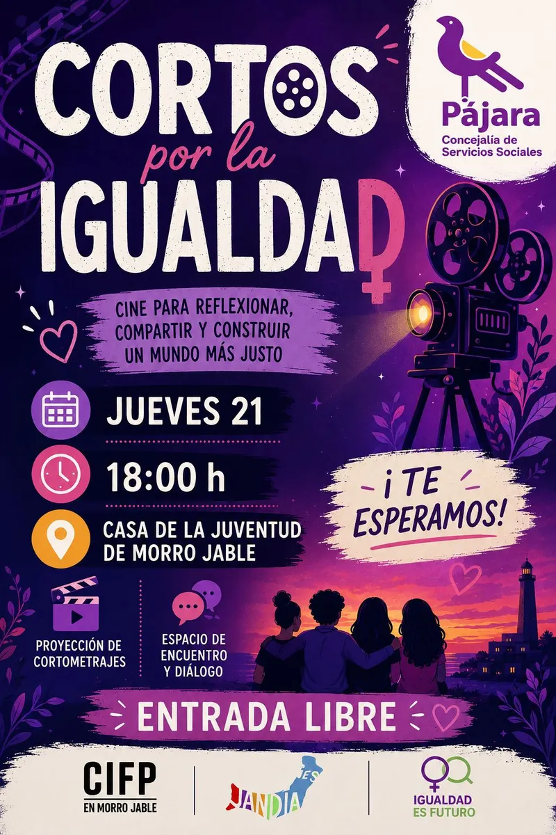 Pájara clausura el proyecto 'Cortos por la igualdad' con una proyección en Morro Jable
