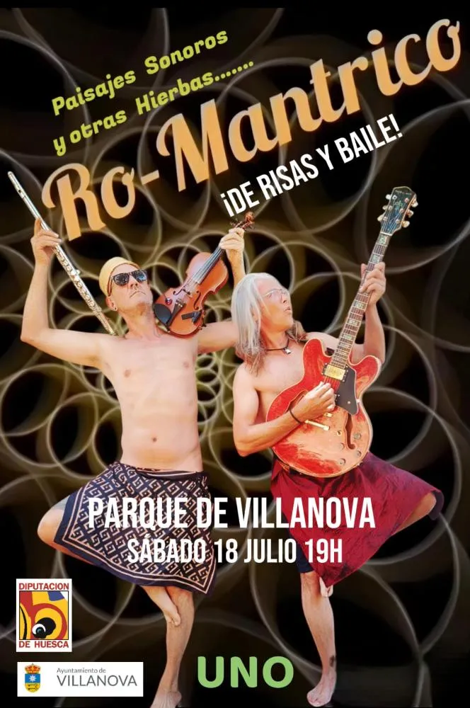 Ro-Mantrico actuará en el Parque de Villanova el 18 de julio