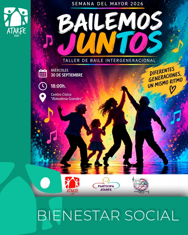 Atarfe celebra la Semana del Mayor con un taller de baile intergeneracional
